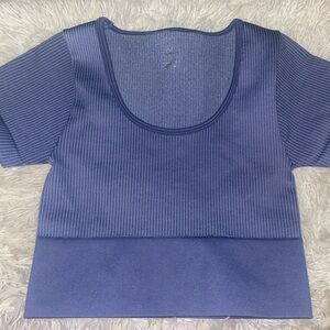 offline aerie cropped shirt